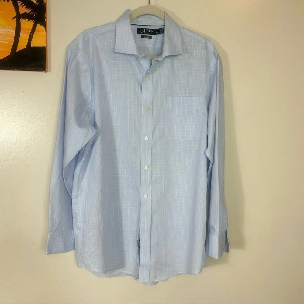 Polo by Ralph Lauren Light Blue Dress Shirt black label